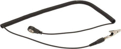 PRO-SAFE - Grounding Cords Anti-Static Equipment Compatibility: Grounding Wrist Strap Coiled or Straight Cord: Coiled - Exact Tool & Supply