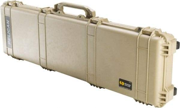 Pelican Products, Inc. - 16" Wide x 6-1/8" High, Long Gun Case - Tan, Polyethylene - Exact Tool & Supply