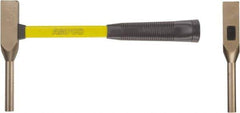 Ampco - Nonsparking Backing Out Hammer - 14" OAL, 14" Long Fiberglass Handle, 5/8" Face Diam - Exact Tool & Supply