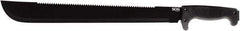 SOG Specialty Knives - 18" Long Blade, 8Cr13MoV Stainless Steel, Fine Edge, Fixed Blade Knife - 24" OAL, Rubber Handle - Exact Tool & Supply
