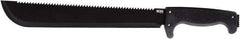 SOG Specialty Knives - 13" Long Blade, 8Cr13MoV Stainless Steel, Fine Edge, Fixed Blade Knife - 19" OAL, Rubber Handle - Exact Tool & Supply
