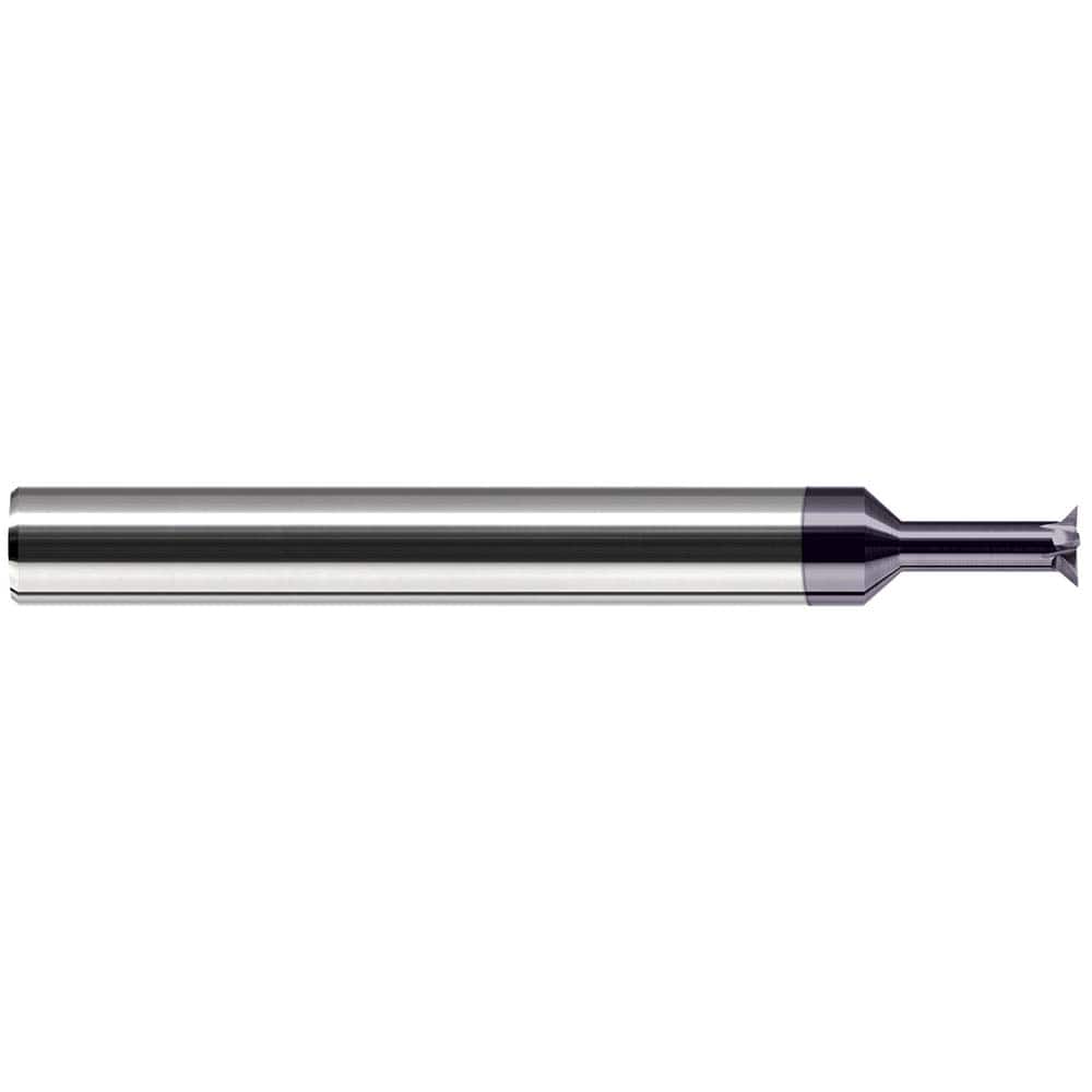 Harvey Tool - 0.165" Diam 90° 0.029" Chamfer 5-Flute Solid Carbide Back Chamfer - Exact Tool & Supply