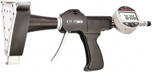 Starrett - Electronic Bore Gages Type: Pistol Grip Electronic Bore Gage Minimum Measurement (Decimal Inch): 6.0000 - Exact Tool & Supply