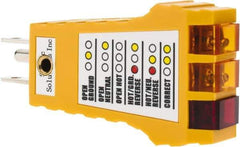 PRO-SAFE - Anti-Static Equipment Accessories Type: Outlet Tester Anti-Static Equipment Compatibility: All Electrical Outlets in USA - Exact Tool & Supply