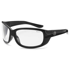 ERDA Clear Lens Black Safety Glasses - Exact Tool & Supply