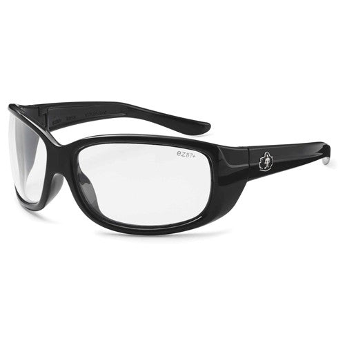 ERDA-AF Clear Lens Black Safety Glasses Anti-Fog - Exact Tool & Supply