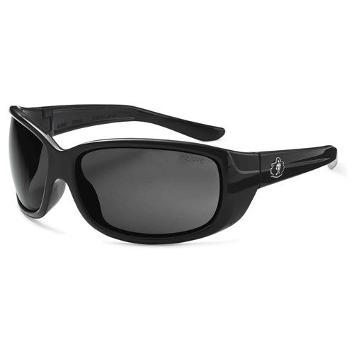 ERDA Smoke Lens Black Safety Glasses - Exact Tool & Supply