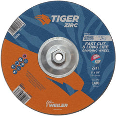 9X1/4 Z24T ZIRC T27 GRIND WHEEL - Exact Tool & Supply