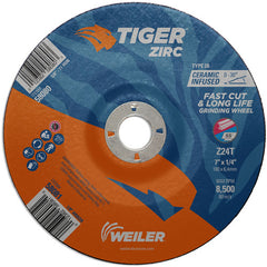 7X1/4X7/8 Z24T ZIRC T28 GRIND WHL - Exact Tool & Supply