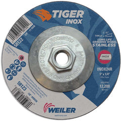 5X1/4 TIGER INOX TYPE 27 GRIND WHL - Exact Tool & Supply