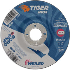 5X1/4 TIGER INOX TYPE 27 GRIND WHL - Exact Tool & Supply