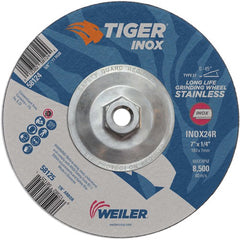 7X1/4 TIGER INOX TYPE 27 GRIND WHL - Exact Tool & Supply