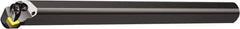 Sandvik Coromant - 1.7598" Min Bore Diam, 12" OAL, 1-1/2" Shank Diam, A..DSKNR/L Indexable Boring Bar - Wedge Holding Method - Exact Tool & Supply