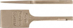 Ampco - 5/8" Head Width, 5" OAL, 3/4" Shank Diam, Scaling Chisel - Square Drive, Square Shank - Exact Tool & Supply