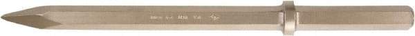 Ampco - 21" OAL, 3/4" Shank Diam, Point Chisel - Round Drive, Hex Shank - Exact Tool & Supply