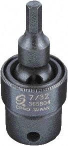 Sunex Tools - 3/8" Drive, 7/32" Impact Hex Bit Socket - Exact Tool & Supply