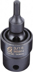 Sunex Tools - 3/8" Drive, 3/16" Impact Hex Bit Socket - Exact Tool & Supply