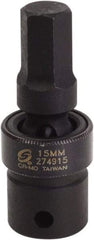 Sunex Tools - 1/2" Drive, 15mm Impact Hex Bit Socket - Exact Tool & Supply
