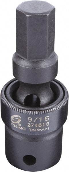 Sunex Tools - 1/2" Drive, 9/16" Impact Hex Bit Socket - Exact Tool & Supply