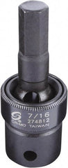 Sunex Tools - 1/2" Drive, 7/16" Impact Hex Bit Socket - Exact Tool & Supply
