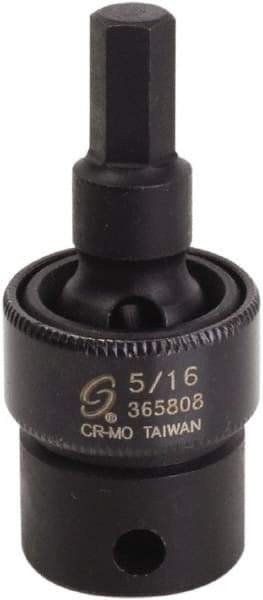 Sunex Tools - 3/8" Drive, 5/16" Impact Hex Bit Socket - Exact Tool & Supply