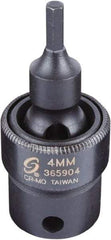 Sunex Tools - 3/8" Drive, 4mm Impact Hex Bit Socket - Exact Tool & Supply