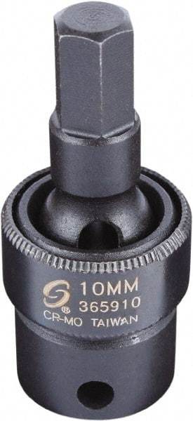 Sunex Tools - 3/8" Drive, 10mm Impact Hex Bit Socket - Exact Tool & Supply