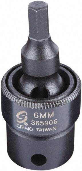 Sunex Tools - 3/8" Drive, 6mm Impact Hex Bit Socket - Exact Tool & Supply