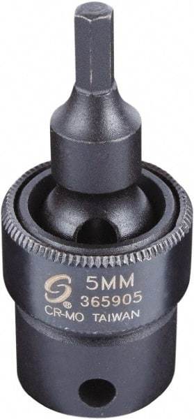 Sunex Tools - 3/8" Drive, 5mm Impact Hex Bit Socket - Exact Tool & Supply