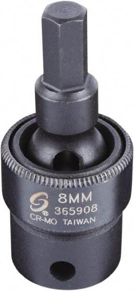 Sunex Tools - 3/8" Drive, 8mm Impact Hex Bit Socket - Exact Tool & Supply