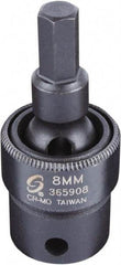 Sunex Tools - 3/8" Drive, 8mm Impact Hex Bit Socket - Exact Tool & Supply
