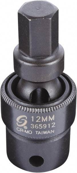 Sunex Tools - 3/8" Drive, 12mm Impact Hex Bit Socket - Exact Tool & Supply