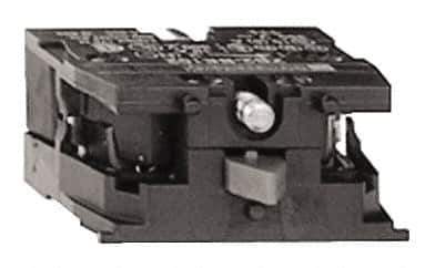 Schneider Electric - NC, 10 Amp, Electrical Switch Contact Block - 600 VAC, Screw Clamp Terminal, For Use with XACA, XB4, XB5 - Exact Tool & Supply