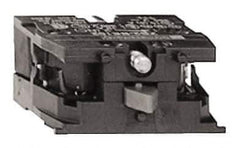Schneider Electric - 10 Amp, Electrical Switch Contact Block - 600 VAC, Screw Clamp Terminal, For Use with XACA, XAPS2, XB4, XB5 - Exact Tool & Supply
