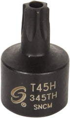 Sunex Tools - 3/8" Drive, T45H Impact Torx Bit Socket - Exact Tool & Supply