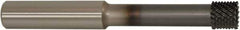 Controx - 11.9mm Diam, 0.394" LOC, Plain End, Powdered Metal Diamond Pattern Router Bit - Right Hand Cut, 4" OAL - Exact Tool & Supply