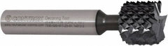 Controx - 13/16" Diam, 0.2" LOC, Square End, Powdered Metal Diamond Pattern Router Bit - Right Hand Cut, 2-45/64" OAL - Exact Tool & Supply