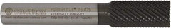Controx - 5/8" Diam, 1-1/4" LOC, Square End, Powdered Metal Diamond Pattern Router Bit - Right Hand Cut, 3-3/4" OAL - Exact Tool & Supply