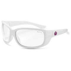 ERDA Clear Lens White Safety Glasses - Exact Tool & Supply