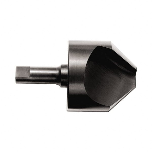 M.A. Ford - 3/4" Head Diam, 1/2" Shank Diam, 1 Flute 82° High Speed Steel Countersink - Exact Tool & Supply