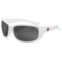ERDA Smoke Lens White Safety Glasses - Exact Tool & Supply