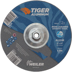 9X1/4 TIGER ALUM T27 GRIND WHL - Exact Tool & Supply