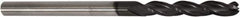 Controx - 12.5mm Cutting Diam x 3" Length of Cut, 3 Flute, Upcut Spiral Router Bit - Proprietary Coated, Right Hand Cut, Powdered Metal, 5" OAL x 1/2" Shank Diam, Ball Nose - Exact Tool & Supply