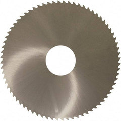 Controx - 2-1/2" Diam x 1/8" Blade Thickness x 1" Arbor Hole Diam, 40 Tooth Slitting and Slotting Saw - Arbor Connection, Right Hand, Uncoated, Solid Carbide, 15° Rake, Concave Ground - Exact Tool & Supply