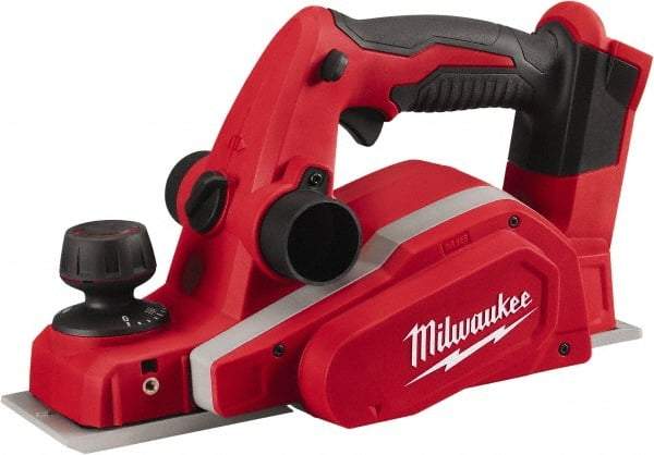 Milwaukee Tool - Power Planers & Joiners Type: Hand-Held Depth of Cut (mm): 1.98 - Exact Tool & Supply