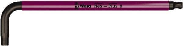 Wera - 2mm Hex, Cushion Grip, Hex Key - 101mm OAL, Metric System of Measurement - Exact Tool & Supply