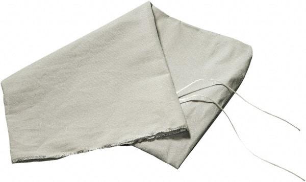 Ability One - 26" Long x 14" High Sand Bag - White Cotton, For Non-Hazardous Materials - Exact Tool & Supply