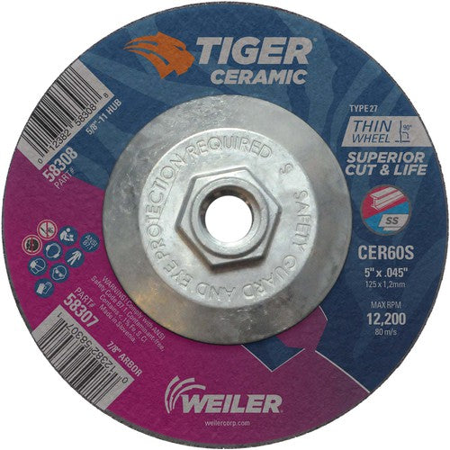 5X.045 TIGER CERAMIC T27 C/O WHL - Exact Tool & Supply