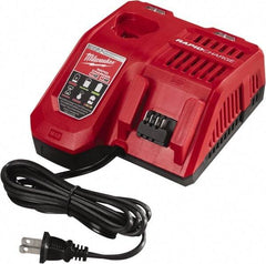 Milwaukee Tool - 18 & 12 Volt, Lithium-Ion Power Tool Charger - AC Wall Outlet Power Source - Exact Tool & Supply