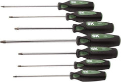 SK - 7 Piece T10 to T40 Ergonomic Handle Torx Driver Set - Exact Tool & Supply